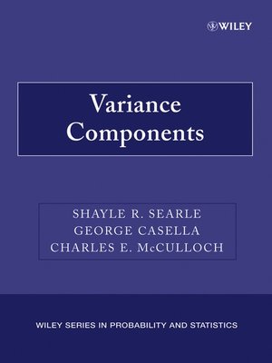 cover image of Variance Components